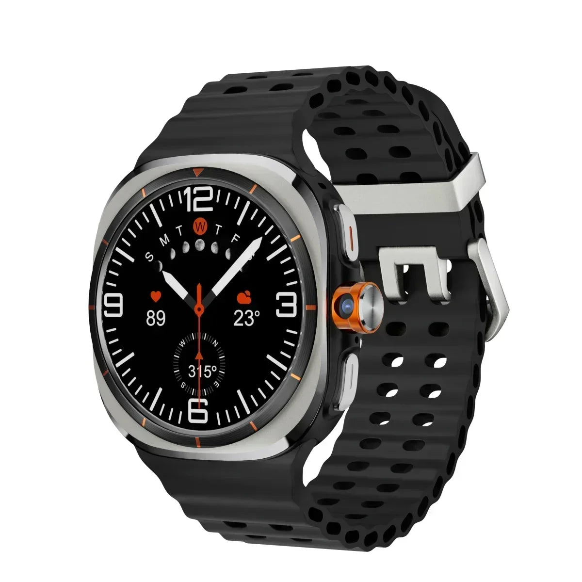 2025 New Smart Watch Android OS Smartwatch 5G Sim Card GPS WIFI Rotary Camera Global Calling 256GB Storage Amoled Screen