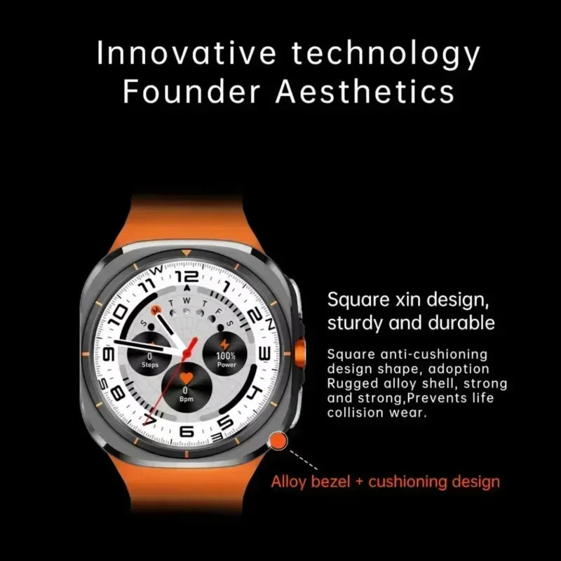 2025 New Smart Watch Android OS Smartwatch 5G Sim Card GPS WIFI Rotary Camera Global Calling 256GB Storage Amoled Screen