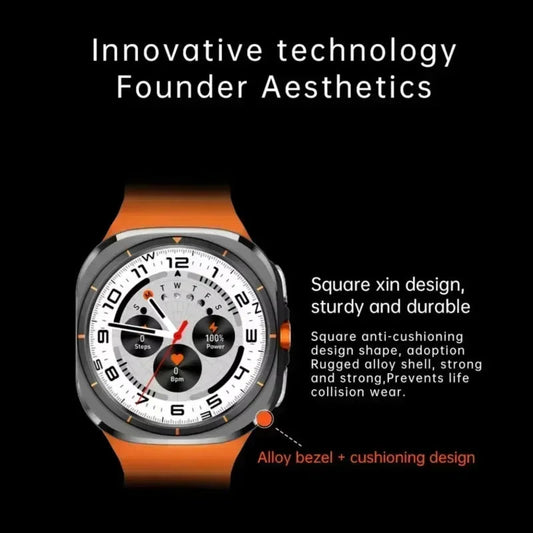 2025 New Smart Watch Android OS Smartwatch 5G Sim Card GPS WIFI Rotary Camera Global Calling 256GB Storage Amoled Screen