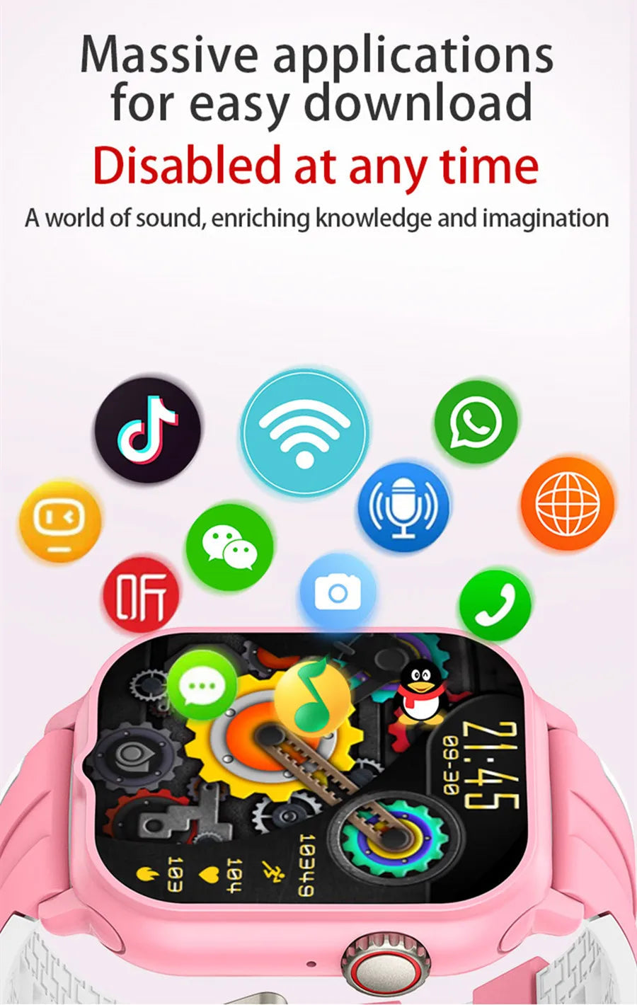2025 New Smart Watch Android 9.0 Children Phone Watch Sim Card 2+32gb Video Call Wifi Internet GPS Location Tracker Boy Girl SOS