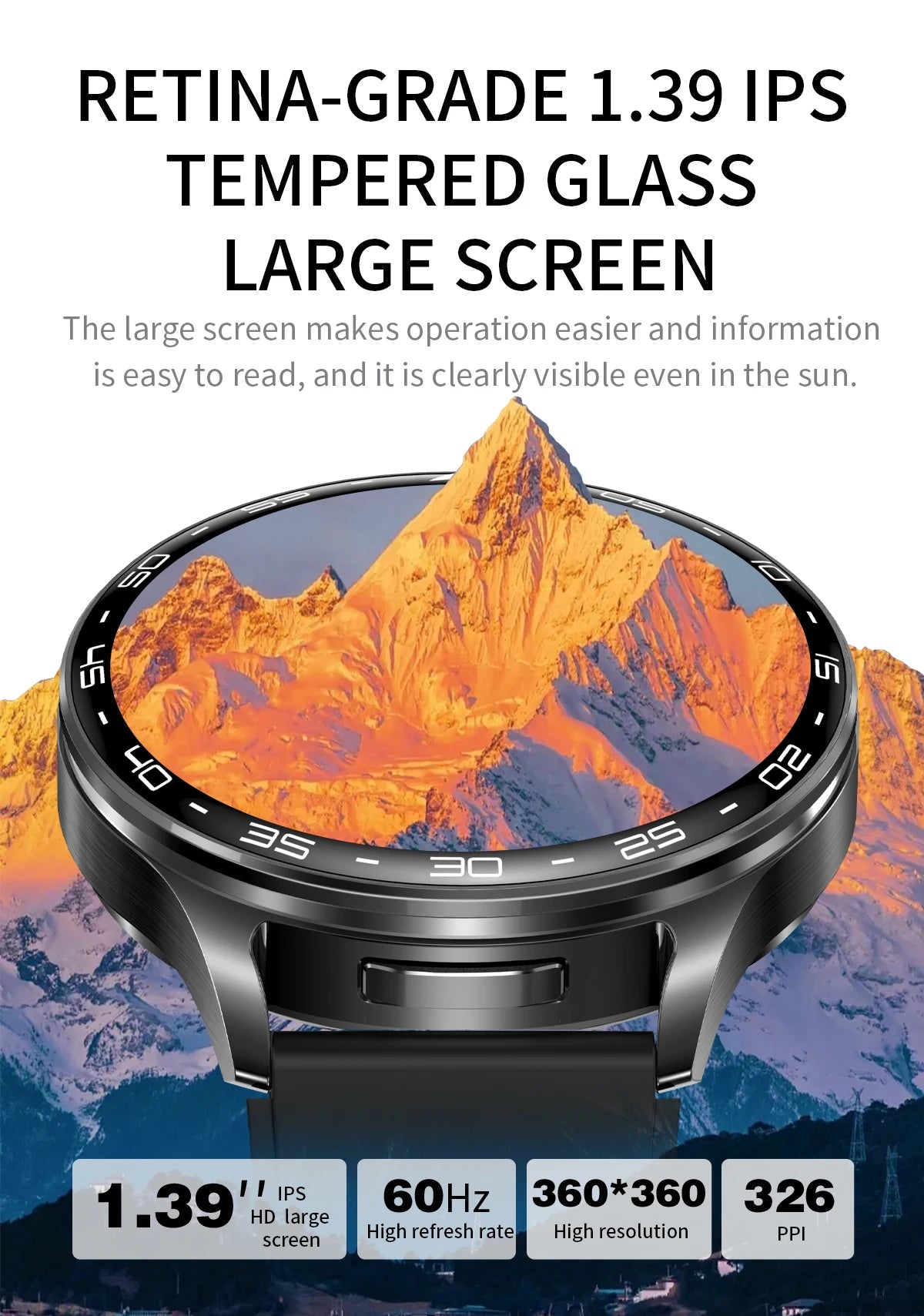 2025 New Smart Watch TWS 2-in-1 Bluetooth Earphones 1.39 inch Full Touch Screen HIFI 9D Sound Quality Sports Health Monitoring