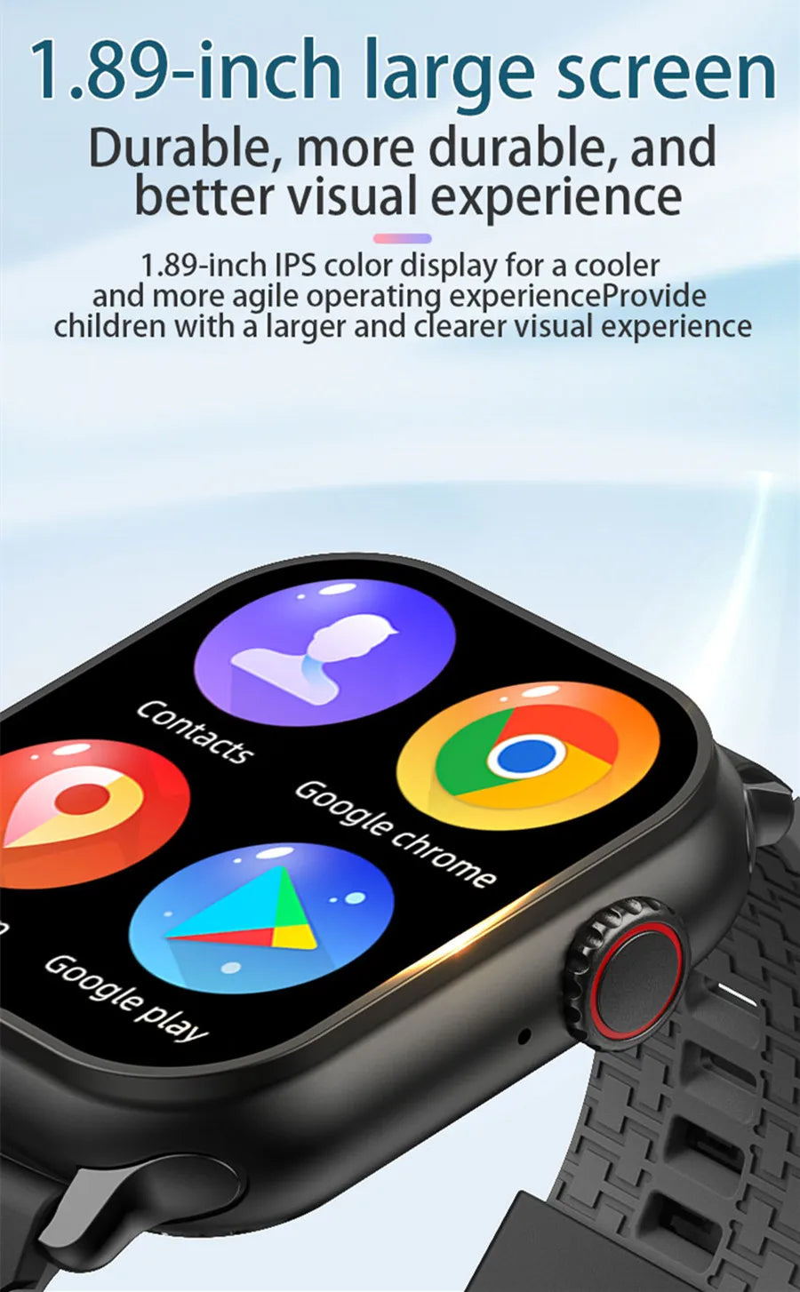 2025 New Smart Watch Android 9.0 Children Phone Watch Sim Card 2+32gb Video Call Wifi Internet GPS Location Tracker Boy Girl SOS