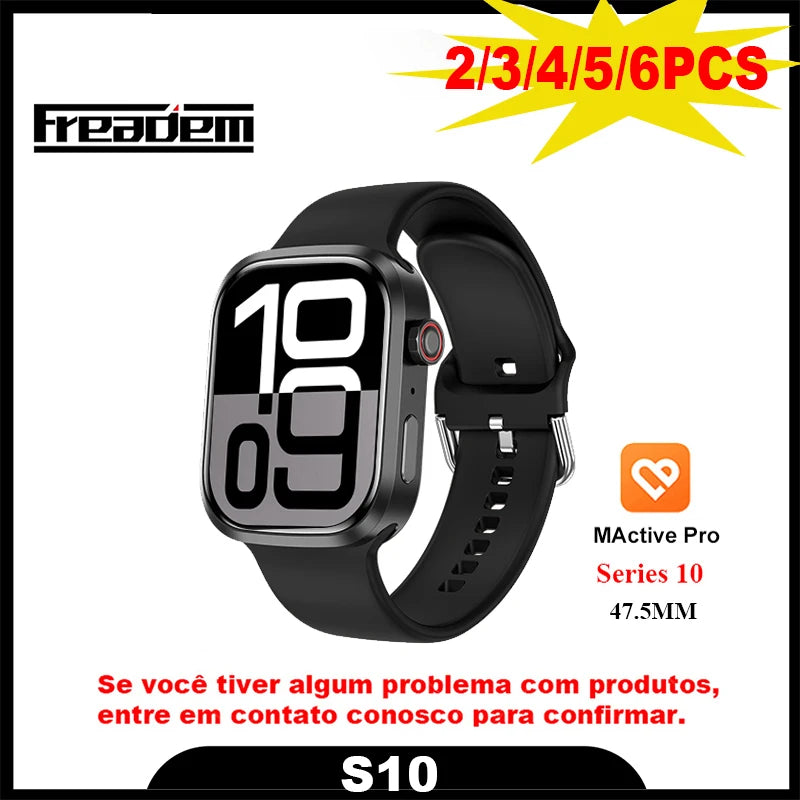 S10 Smart Watch for Men Women 47.5mm Bluetooth Call Gesture Control Microwear Series 10 Bluetooth Smart Watch 2025