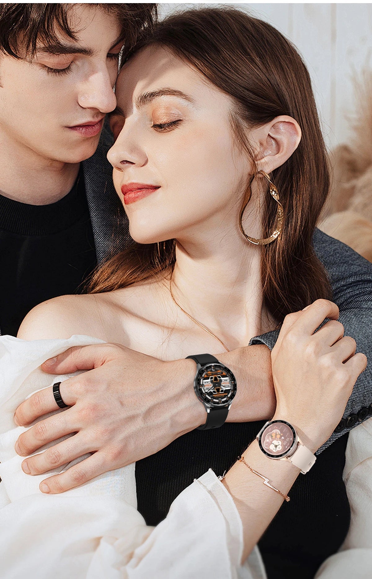 2025 New Smart Watch TWS 2-in-1 Bluetooth Earphones 1.39 inch Full Touch Screen HIFI 9D Sound Quality Sports Health Monitoring