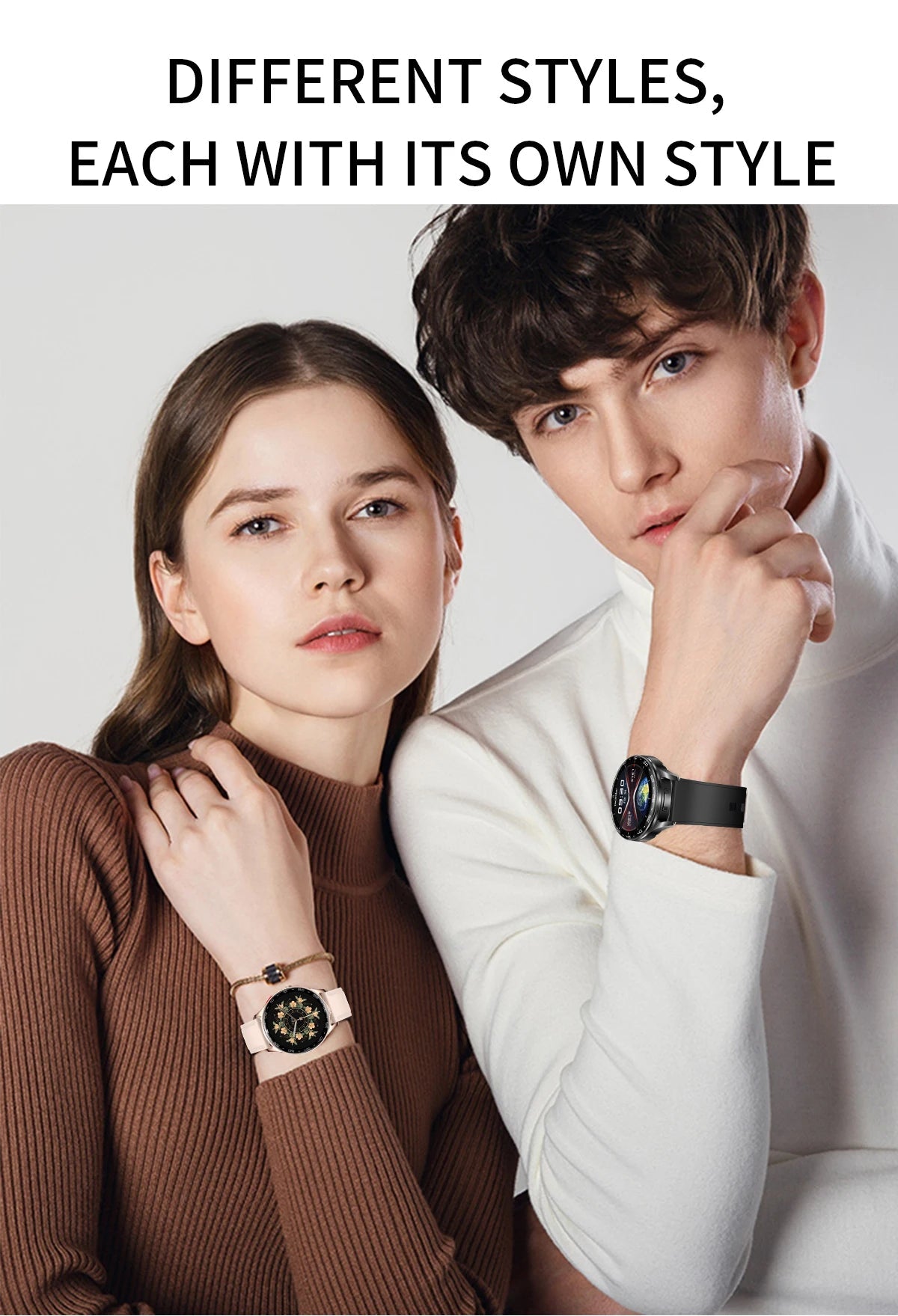 2025 New Smart Watch TWS 2-in-1 Bluetooth Earphones 1.39 inch Full Touch Screen HIFI 9D Sound Quality Sports Health Monitoring